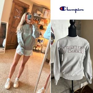 Vintage Champion Utah Reverse Weave Sweatshirt